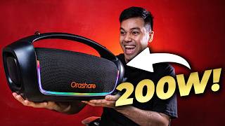 ⚡UNDER 7K LANG?! Orashare BS200 200W Bluetooth Speaker Unboxing & Review #bluetoothspeaker #orashare