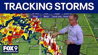 Thunderstorms push into Twin Cities metro early Wednesday