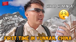 First Time in Yunnan, China: SNOW IN SUMMER? ❄️☀️