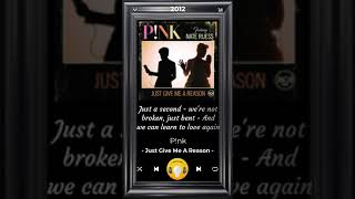 We Are Not Broken, Just Bent - P!nk x Nate Ruess - We Can Learn To Love Again