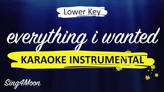 everything i wanted &ndash; Billie Eilish (Karaoke Instrumental) Lower Key