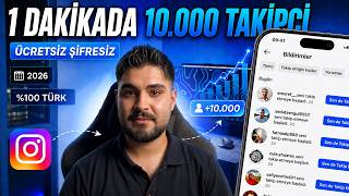 1 DAKİKADA 10K İNSTAGRAM TAKİP&Ccedil;İ ARTTIRMA HİLESİ - ŞİFRESİZ &Uuml;CRETSİZ İNSTAGRAM TAKİP&Ccedil;İ HİLESİ 2026