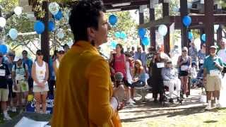 Robyn Moore, guest speaker, Walk to Remember 2011