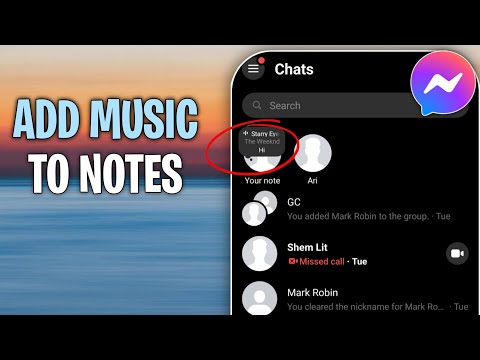 How to Add Music to Your Notes on Messenger