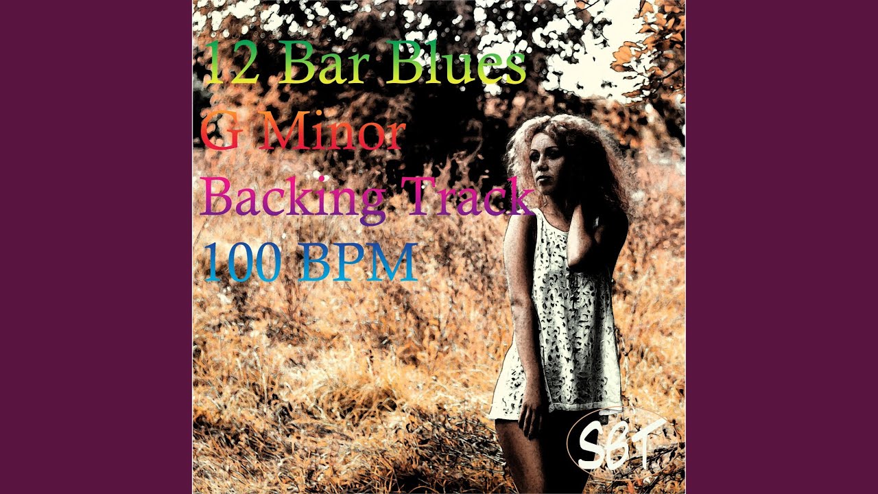 12 Bar Blues Backing Track in G Minor 100 BPM, Vol. 1