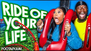 Nella Rose SCREAMS icks at Filly from roller coaster?! Ride Of Your Life Ep1 @Footasylumofficial
