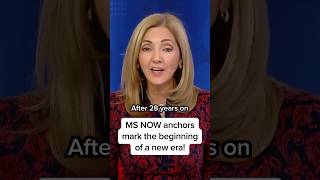 MS NOW anchors mark the beginning of a new era!