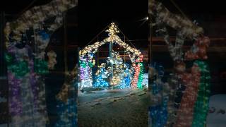 Torontos Drivethru Christmas Light Show 🤩 #drivethru #christmaslights #christmaslightshow #shorts