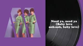 The Supremes   Baby Love (Lyric Video)