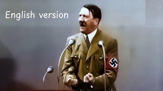 Adolf Hitler speech in English before ww2 (1935)