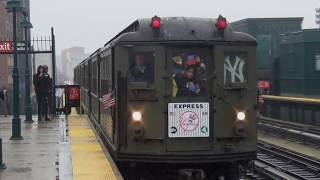 NYC Subway: Lo-V Yankees Special Train @ 161st Street&ndash;Yankee Stadium