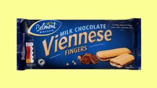 Aldi Belmont Biscuits Milk Chocolate Viennese Fingers (With Music)