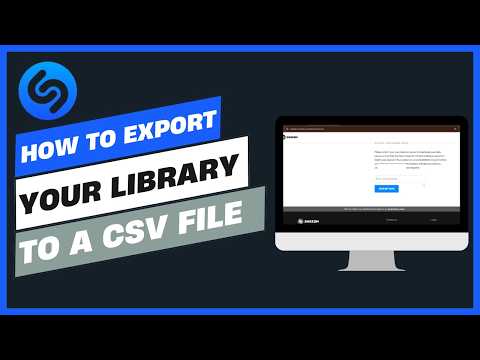 How to Export Your Shazam Library to a CSV File