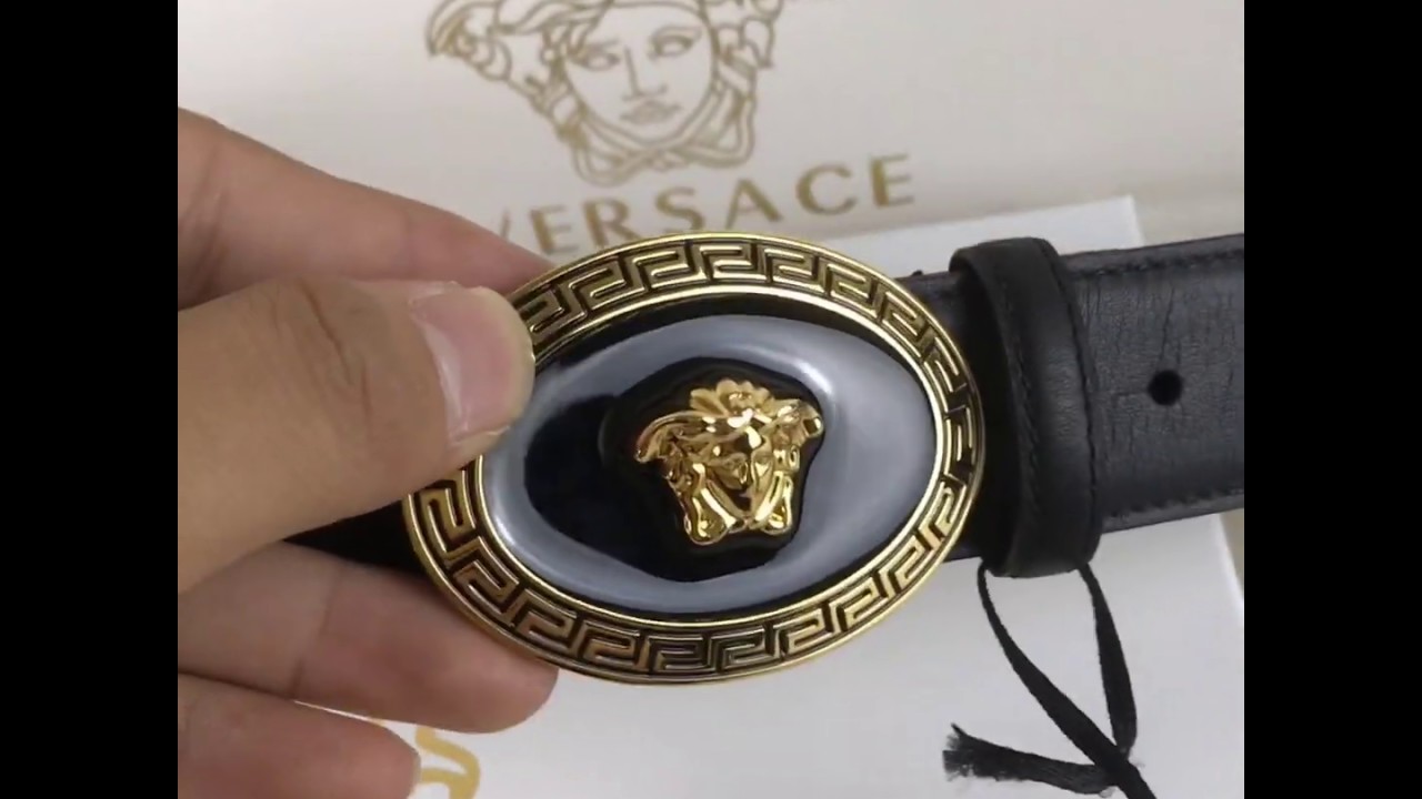 fake versace belt vs real