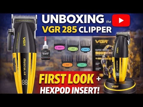 Unboxing the VGR 285 Clipper | First Look | Barber Tool Review