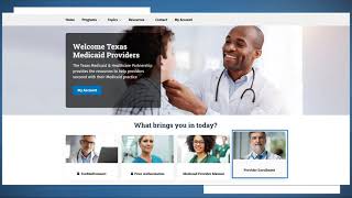 Stream TMHP Website: Provider Enrollment Online