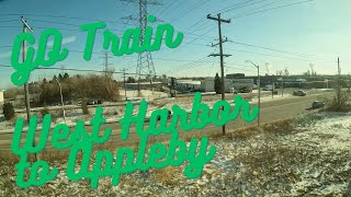 Exploring Southern Ontario by Train: Riding the GO Train from West Harbor GO to Appleby GO Station