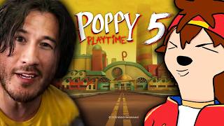 Markiplier Got MAD at Poppy Playtime Chapter 5 | Kenji Reacts