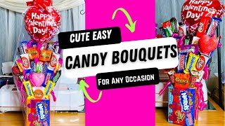 Candy Bouquet for any Occasion! | The Crafty Black Girl | Handmade Gifts #giftbaskets #diycrafts