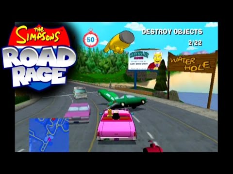 The Simpsons: Road Rage ... (PS2) Gameplay