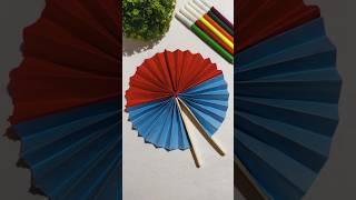 HANDMADE JAPANESE FAN | #diy #art #craft #artandcraft #craftideas #handmade #artwork #fans #handfan