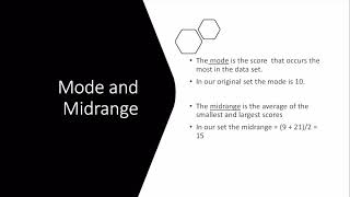 Introduction to Statistics, Chapter 3: Part 1
