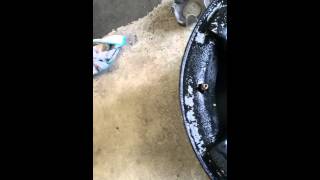 Removing spray paint from your rims