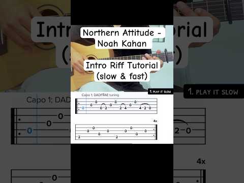 Northern Attitude - Guitar Tutorial (Intro Riff)