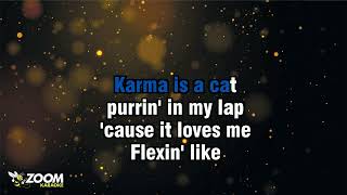 Taylor Swift "Karma" Karaoke &ndash; Instrumental Backing Track | No Lyrics Left