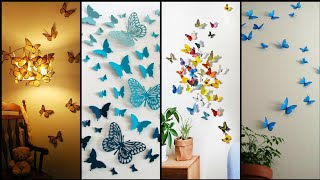 3D Butterfly Wall Art | Butterfly 3D Wall Sticker Ideas | Water Proof Wall Sticker Ideas |Wall Decor