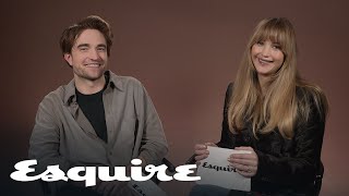 Robert Pattinson Tells Jennifer Lawrence He&rsquo;s Never Seen Her Movies | Inquiring Minds | Esquire