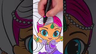 Coloring Shimmer 🧞&zwj;♀️ #shimmerandshine #coloring #art