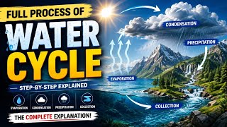 The Complete Water Cycle Explained 🌧️ | Evaporation, Condensation & Precipitation