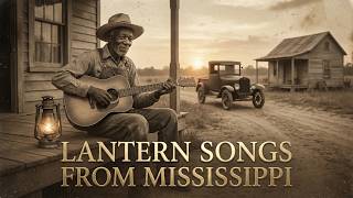 Lantern Songs from Mississippi | Delta Blues 1930s | Deep South Delta Blues for Reading & Working