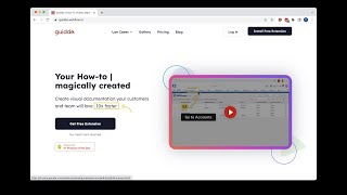 Create your simple documentary video with Guidde - Effortless Video Documentation