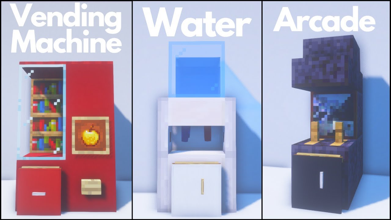 How To Make Minecraft Vending Machine