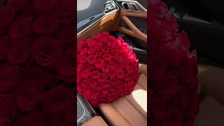 Red roses❤️ #love #california #flowers #viral #losangeles #florist #flowersshorts #redroses #gift