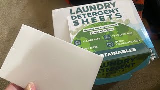Honest Review Laundry Detergent Sheets Sudstainables Fresh Scent Plastic Free Eco Friendly