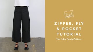 Tessuti Alba Pants Pattern Tutorial - Steps 1-20