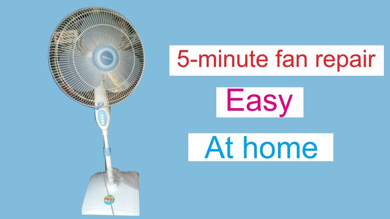 Fan Stopped Working Fix It Youtube 