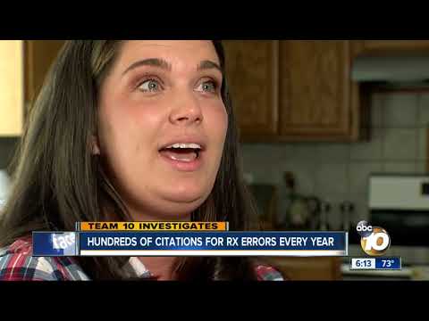 Team 10 Hundreds Of Citations For Prescription Errors Every Year