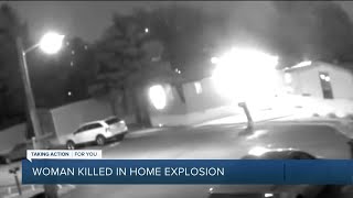 Deadly house explosion in Taylor caught on doorbell video