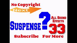 Suspense Sound Effect Free Download No Copyright