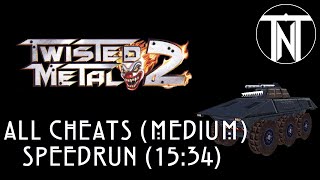 Speedrun: All Cheats (Medium) 15:34 | Twisted Metal 2