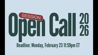 Recess Session Open Call 2026 Application Workshop
