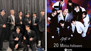 Stray Kids Reaches 20 Million Spotify Followers, Becomes the First Gen 4 Group in History!