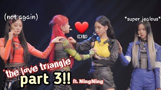 The love triangle of aespa PART 3 ft. NingNing (Giselle is jealous)