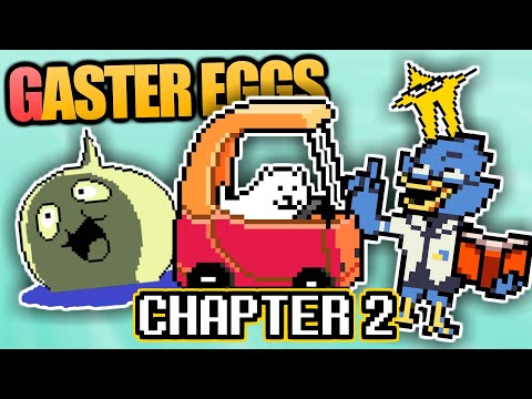 Deltarune Chapter 2 GASTER [Pipis] EGGS (Easter Eggs, Secrets, and References) PART 1