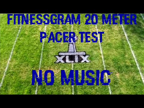 20 Meter FitnessGram Pacer Test No music