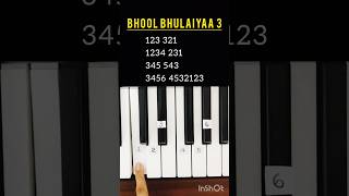 BHOOL BHULAIYAA 3 | Piano tutorial | Karthik Aryan | Easy notes | KeyTunes PiAnO
